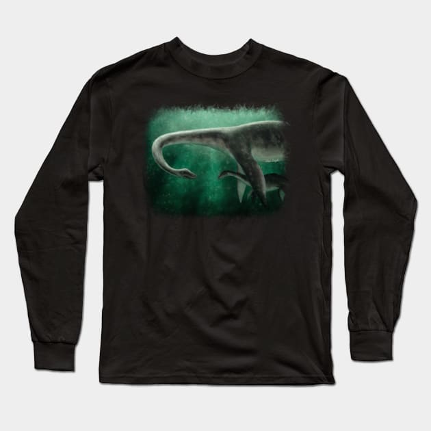 Nessie and Baby Long Sleeve T-Shirt by JessiLeigh